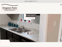 Tablet Screenshot of liveatkingstonpoint.com